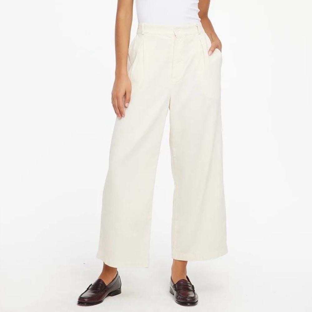 LACAUSA Lola Trousers in Panna Cotta Medium *Sample